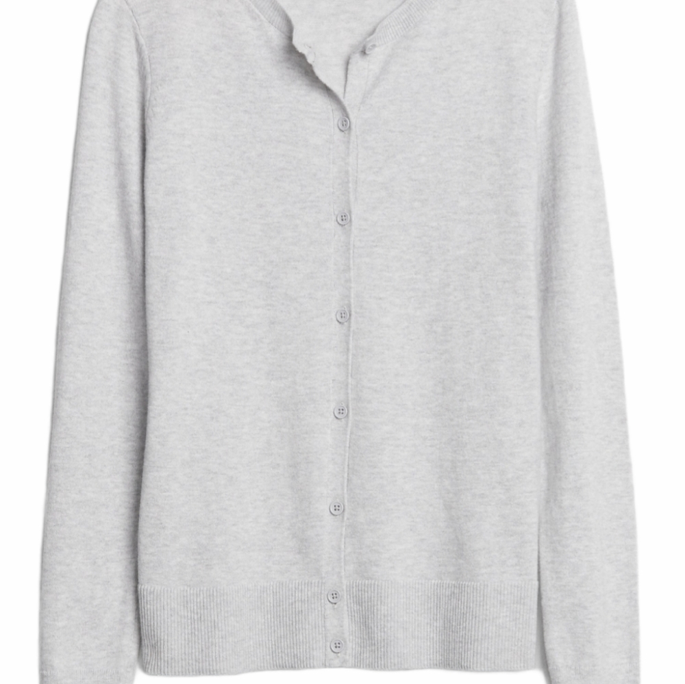 Gap Crewneck Button Up Cardigan